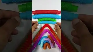 Crunchy DIY Pop Tube ASMR | Oddly Satisfying Pop It Tube & Fidget Sounds #PopTubeReview #FidgetTube