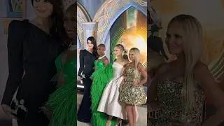 Idina Menzel, Cynthia Erivo, Ariana Grande, and Kristin Chenoweth at the Wicked Premiere