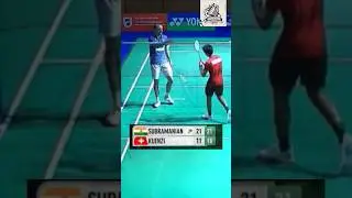 SUBRAMANIAN vs KUENZI | GERMANY OPEN 2024 #badminton