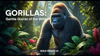 Gorillas: Gentle Giants of the African Rainforest#wildliferescue #animals #wildlife#gorilla #bazigar