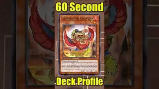 60-секундный обзор колоды Fire King Jurrac! #yugioh #shorts