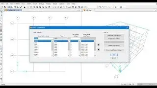 Design and Analysis of Sturctures in SAP2000;Defining  load patterns and Combinations