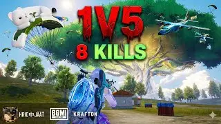 Cute Parachute, SCARY Gameplay! 😱 1v5 Clutch in new event full gameplay without editing 😈