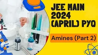 Amines - Part 2 | Previous years JEE Main questions Solved (2024 April attempt JEE PYQ)