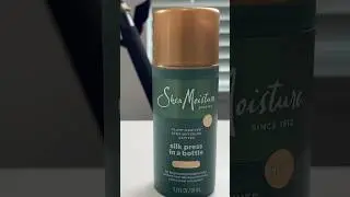 Shea Moisture -silk press in a bottle            WavyTalk- Stremlinepro steam straightener brush
