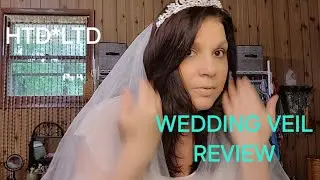 PRODUCT REVIEW*HTD LTD*WEDDING VEIL SET.