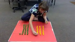 Mrs  Davert Counting collections Yellow and Blue Bears