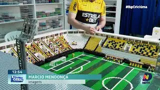 Estádio Heriberto Hülse completa 70 anos e ganha homenagem em Lego