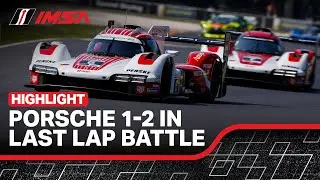 Last Lap GTP Battle at the 2024 IMSA SportsCar Weekend at Road America | WeatherTech Championship
