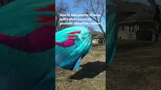 How to take photos of large quilts by yourself!
