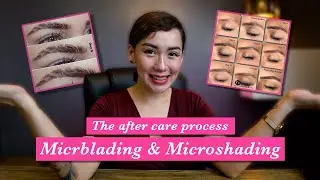 MICROBLADING AFTER CARE PROCESSES