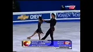 Marie-France Dubreuil & Patrice Lauzon CAN - 2004 World Figure Skating Championships Free Dance