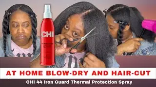 ПОЧЕМУ И КАК Я СТРИЖУ ВОЛОСЫ САМА ДОМА Термозащитный спрей CHI 44 IRON GUARD