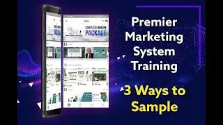 Directions: Three ways to build your CTFO Business SAMPLING using the Premier Marketing System.
