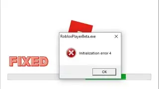 HOW TO FIX ROBLOX INITIALIZATION ERROR  4 || HOW TO SOLVE ROBLOX INITIALIZING ERROR