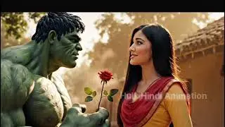 Hulk marriage a cute 🥰 girl. To talk 😵 you get a i phone #hulk #avengers #monkey #power #marvel 