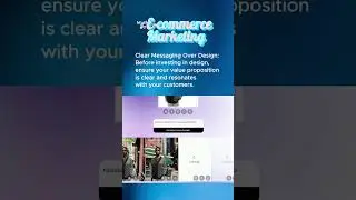 clear messaging over design social media ecommerce marketing strategy