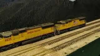 Flared radiator SD70Ms Union Pacific UP 4635 and UP 5231 HO Scale Model Locomotives