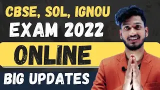 Big Exam Updates | CBSE-NIOS, IGNOU- DUSOL | Exams Cancelled  or Online ?