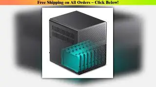 JONSBO N3 Mini NAS Case ITX Mini Aluminum with Steel Plate Support 130mm CPU Cooler Two 10025mm