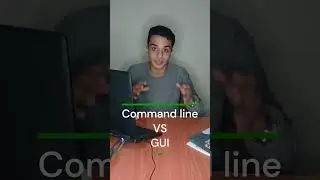 GUI VS CMD #engneering #technology #programming #حاسبات