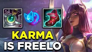 I Was AUTOFILLED, But Karma Mid is Freelo! - League of Legends