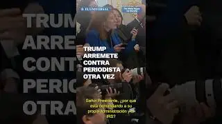 Trump vuelve al ataque contra periodistas; llama &ldquo;ruidosa&rdquo; a reportera de ABC News #shorts
