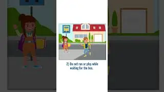 Bus Stop Safety Tips | Kentucky Farm Bureau Insurance #shorts