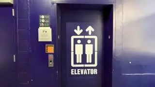 (Infamous?) LOW ON OIL! Dover Impulse Elevator #2@Market Parking Garage, Roanoke VA