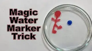 MAGIC WATER MARKER TRICK | HOW TO MAKE FLOATING DANCING STICK MAN | DRAWING ON WATER | IN HINDI