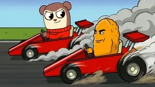 EPIC RACING FAIL! 🏎️💥 MAX VS NUGGET VS FLUFFY!