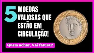 Moedas de 1 Real Valiosas