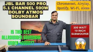 🔥(2026) JBL Bar 500 Pro Soundbar In-Depth Review🔥 Paisa Vasool Soundbar | Dolby Atmos & BASS Test!