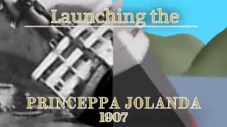 Launching the Princeppa Jolanda.