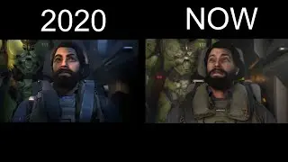 Halo Infinite Campaign Graphics Comparison (2020 vs 2021)