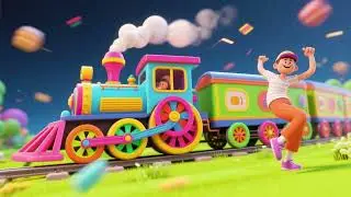 Dancing Train Wheels | Fun Kids Songs & Nursery Rhymes for Toddlers