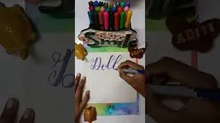 This One's For Doll❤️yesh....💜💜 Who's next??? #art #brushpen #calligraphy #trending
