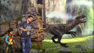Dinosaur Island Jurassic Zoo Dino Hunt TPS (by DGStudios) Android Gameplay [HD]