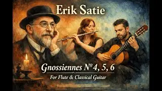 Erik Satie   Gnossiennes N&ordm;4, 5, 6  For Flute and Classical Guitar