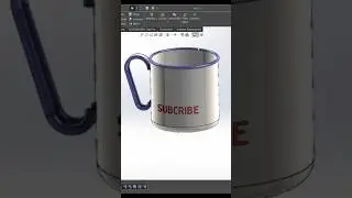 Mug #engineering #automobile #solidworks #design3d #cnc #mechanicalengineering #solidworks3d