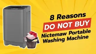 Обзор портативной стиральной машины Nictemaw: 8 причин не покупать ⚠️🧺