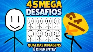 45 Mega desafios de n&atilde;o diga o mesmo que eu e o 30 mega desafios de Zootopia