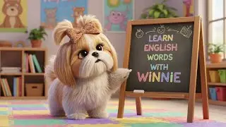 Learn Listen Speak Easy English🐾📖  Words with Winnie - 👨&zwj;👩&zwj;👧  FAMILY 👨&zwj;👩&zwj;👧 Kids Learning Video