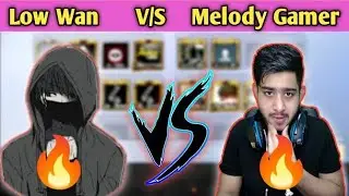 Melody Gamer VS Lou Wan Gaming | 4v4 Intense Fight In Custom Room | #pubglite