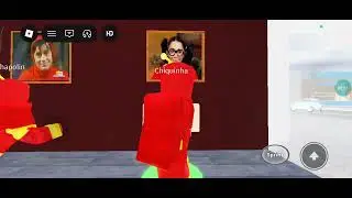 Eu imitando a voz igualzinha do chaves e de todos jogando o jogo do chaves no roblox