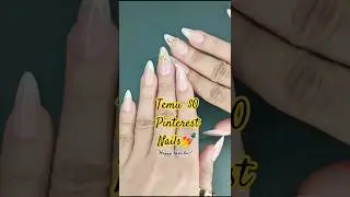 These $0 Temu Nails Went Viral on Pinterest 💖 #temu #nails #shortsviral