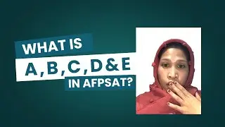 AFPSAT Categories and Scores&mdash;specifically the Category Ratings A to E/ What does A,B,C,D and E
