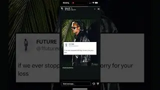Future Sends Subliminal Shots to Whoever Lost Him 👀💔🗣️