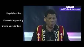 Former Philippines President Rodrigo Duterte's funniest speech with Subtitles The jr patatas style