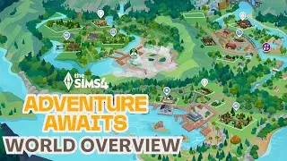 The Sims 4 Adventure Awaits World Overview
